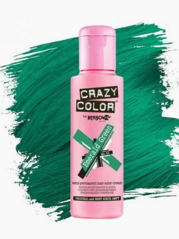 Crazy color emerald green