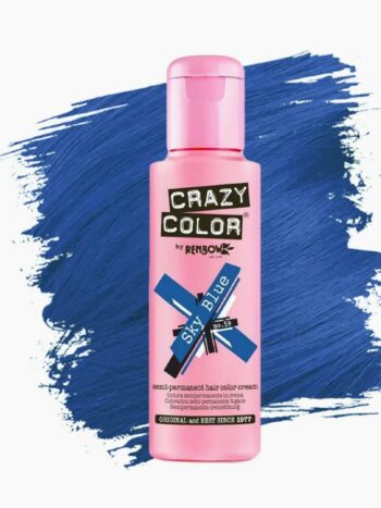 Crazy color sky blu